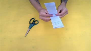 Life Story Folding Instructions